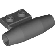 Engine, Smooth Small, 1 x 2 Side Plate with Axle Holders and Slot