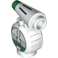 Droid D-O with Green Markings, Black Eyes print