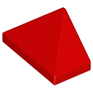 Brick Sloped 45° 2 x 1 Triple with Ovoid Bottom Pin