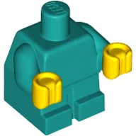 Baby / Toddler Body with Fixed Arms and Yellow Hands