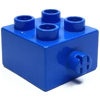Duplo Brick 2 x 2 Pin on Side
