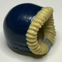 Hood Fur-lined, Short with Dark Blue Hood Print