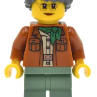 Misako, Dark Orange Jacket