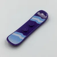 Sports Snowboard Small with White and Bright Light Blue Decorations and 'SPORT' Logo Print