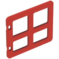 Duplo Door / Window with Four Panes Square Corners