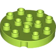 Duplo Plate Round 4 x 4