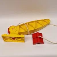 Duplo Turntable Base, 2 x 4 Plate with Crane Arm, Winch, & Short Claw