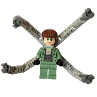 Dr. Octopus / Doc Ock with Green Glasses and Sand Green Suit with Closed Mouth