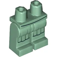 Hips and Sand Green Legs with Pleated Skirt Print