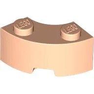 Brick Round Corner 2 x 2 Macaroni with Stud Notch and Reinforced Underside [New Style]
