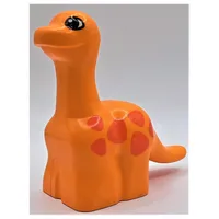 Duplo Dinosaur Brachiosaurus Baby with Orange Spots Print