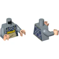 Torso Sweater, Argyle, Tan Apron with Yellow Trim Print, Sand Blue Arms, Light Nougat Hands