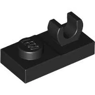 Plate Special 1 x 2 [Open O Top Clip]