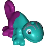 Animal, Chameleon with Magenta Back Print