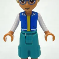 Sebastian - Blue Jacket, Dark Turquoise Pants, Tan Hair