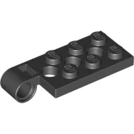 Hinge Plate 2 x 4 with Pin Hole - Top