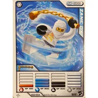 Trading Card, Ninjago Deck #1: 10 - Zane DX - North American Version