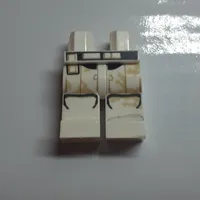 Hips and White Legs with Black and Dark Tan Lines Armor and Tan Dirt Stains Print