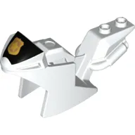 Fairing, Motorcycle, Racing (Sport) Bike with Black Front, Gold Police Badge