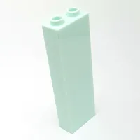 Brick 1 x 2 x 5 with Blocked Open Studs and Bottom Stud Holder with Asymmetric Ridges