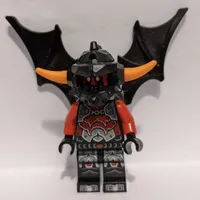 Ash Attacker with Wings and Orange Horns