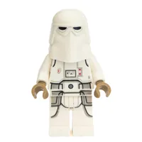 Snowtrooper, White Hips, Printed Legs, Dark Tan Hands (3626cpr1149 Head)