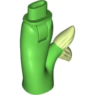 Minidoll Hips and Fishtail (Mermaid) with Bright Light Green Tail Fin Print