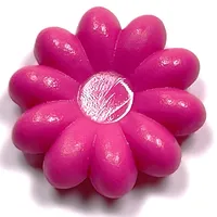 Clikits Icon, Flower 2 x 2 Large, 10 Petals with Pin [Frosted]
