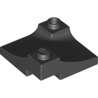 Brick Curved, Internal Double, 3 x 3 with 1/3 Inverted Cutout, Corner