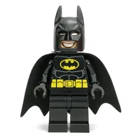 Batman, Black Suit, Black Cape and Cowl, Yellow Batman Logo, Black Headband