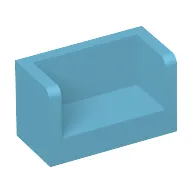 Panel 1 x 2 x 1 with Rounded Corners and 2 Sides