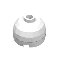 Brick Round 2 x 2 Dome Top, Blocked Open Stud, Bottom Axle Holder