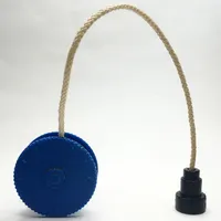 Duplo Winch Drum Narrow with White String and Black Over-the-Stud-Size Fitting