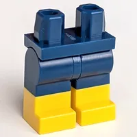 Hips with Dark Blue Legs and Yellow Boots Pattern