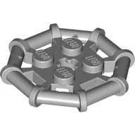 Plate Special 2 x 2 with Bar Frame Octagonal, Reinforced, Completely Round Studs