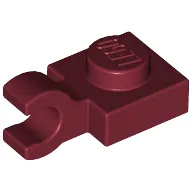 Plate Special 1 x 1 with Clip Horizontal [Thick Open O Clip]