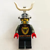 Knight (Knights Kingdom I) - Cedric the Bull, Chrome Helmet, Horn