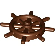 Boat / Ship Wheel / Helm with Slotted Pin