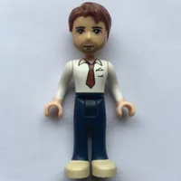 Peter - White Shirt, Blue Trousers