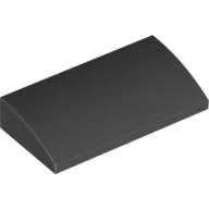 Slope Brick Curved 2 x 4 x 2/3 No Studs, with Bottom Tubes