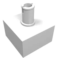 Brick Special 2 x 2 No Studs, Top Pin