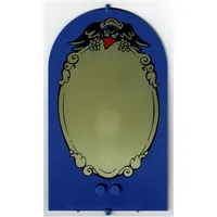 Belville, Wall, Door 1 x 10 x 12 Arched Swivel with Mirror Print