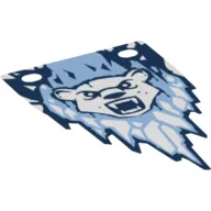 Flag 5 x 8.5 with Ice Bear Tribe Print