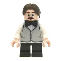 Professor Filius Flitwick, Light Bluish Gray Vest over White Shirt