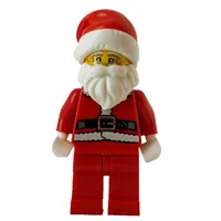 Santa, Coat and Belt, Plain Red Legs, Santa Hat (3626c Head)