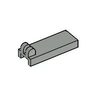 Hinge Tile 1 x 2 1/2 with 2 Fingers on Top