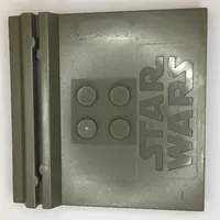 Plate Special 6 x 6 x 2/3 with 4 Studs and Embossed 'STAR WARS'