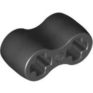 Technic Axle Connector Double Flexible [Rubber]