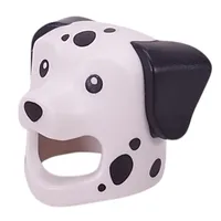 Costume / Mask, Dog with Black Dalmatian Spots, Ear print