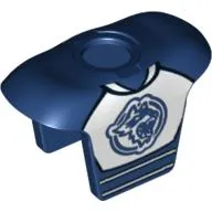 Minifig Neckwear Sports Hockey Body Armor with Raccoon Print